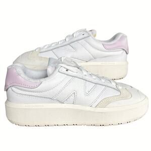 New Balance CT302 Platform Sneakers White/Matte Pink Women’s 7.5 *EUC